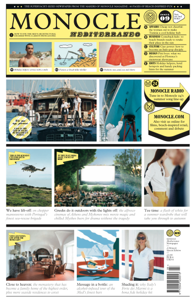 Out now: Monocle Mediterraneo #9