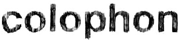 Colophon notes by Boicozine — magCulture