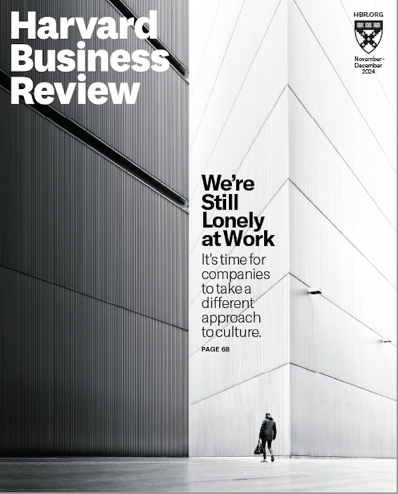 Harvard Business Review, November/December 2024