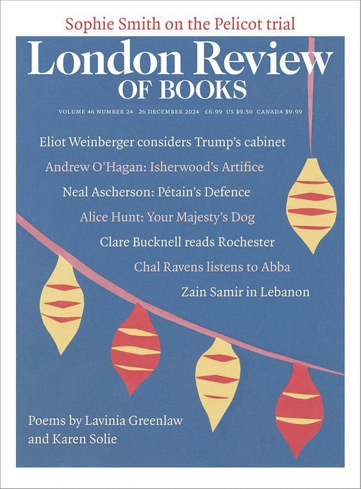 London Review of Books, 26 December 2024