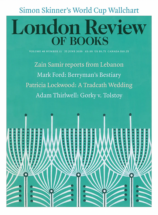 London Review of Books, 25 June 2026