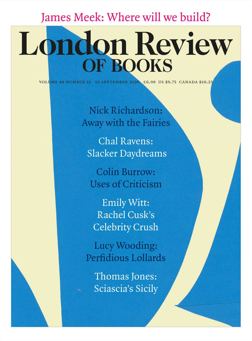 London Review of Books, 10 September 2026