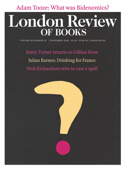 London Review of Books, 7 November 2024