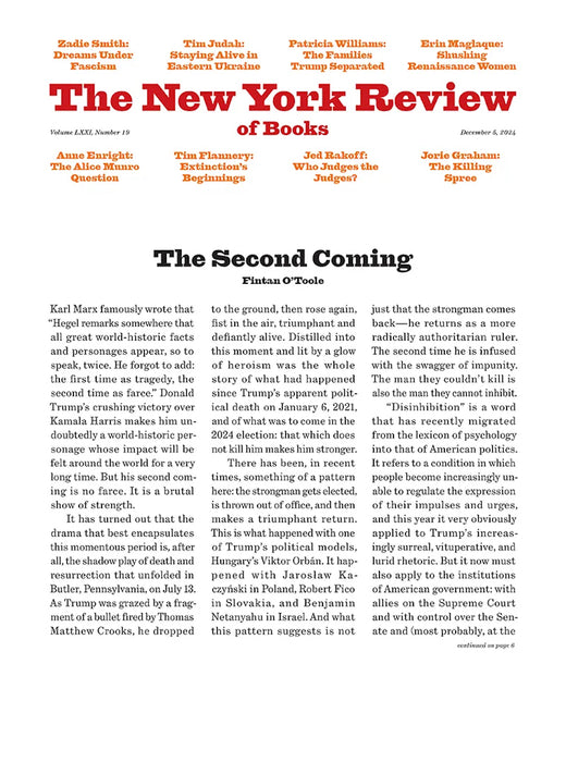 The New York Review of Books, 5 December