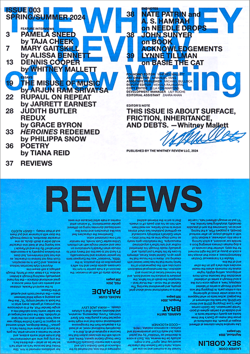 The Whitney Review #3