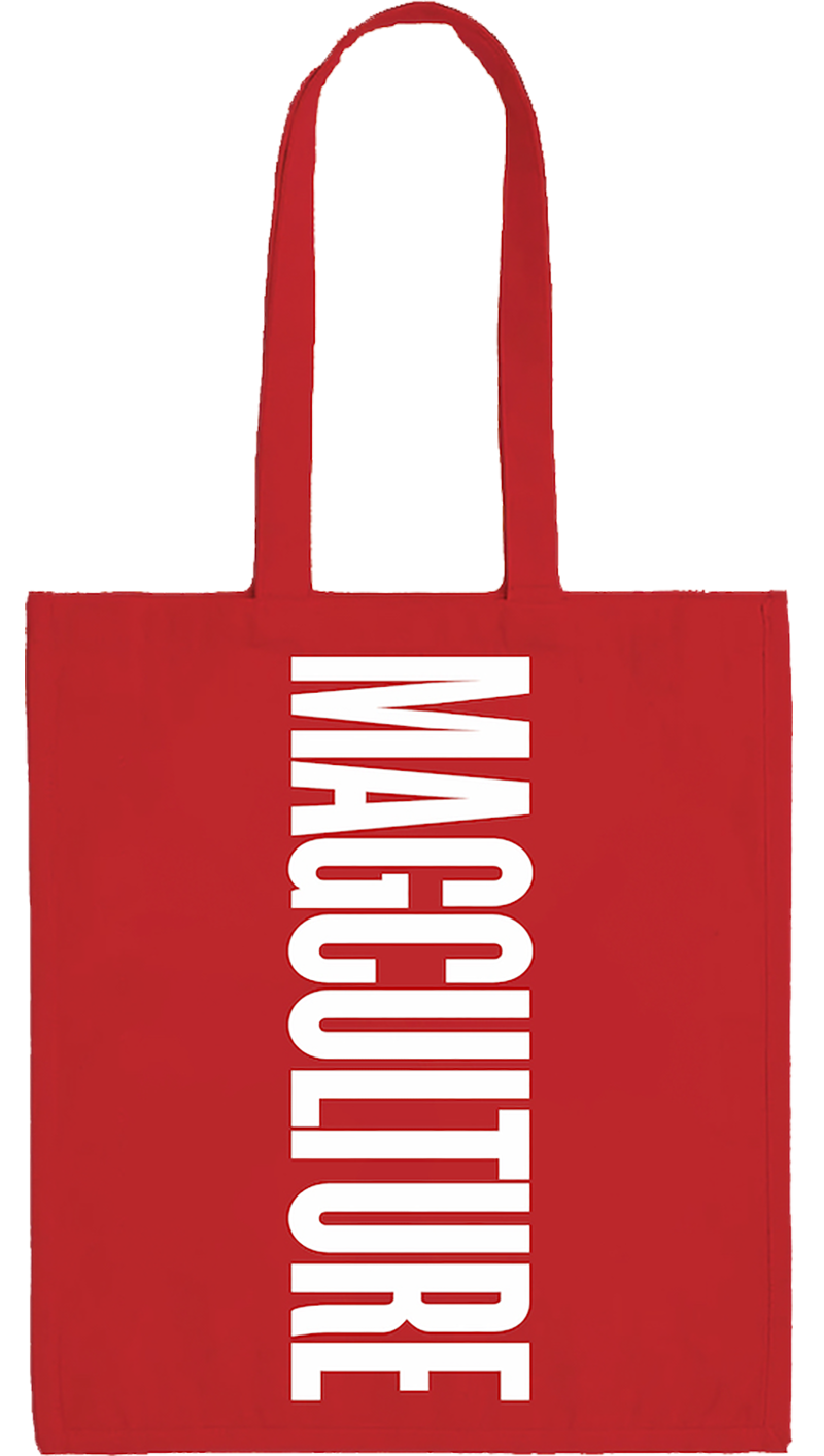 magCulture red tote bag